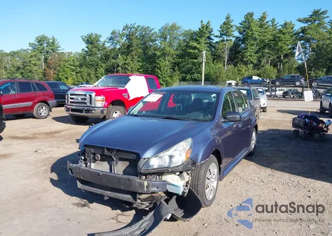 2013 Subaru Legacy 2.5I из США, поврежденный, VIN 4S3BMBA62D3046607